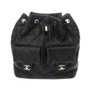 CHANEL Matrasse Black/Noir AS4342 backpack